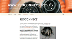 Desktop Screenshot of proconnect.com.au